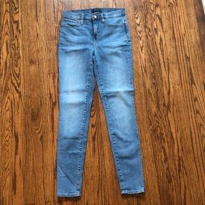 J Crew jeans, 28T, skinny, light blue